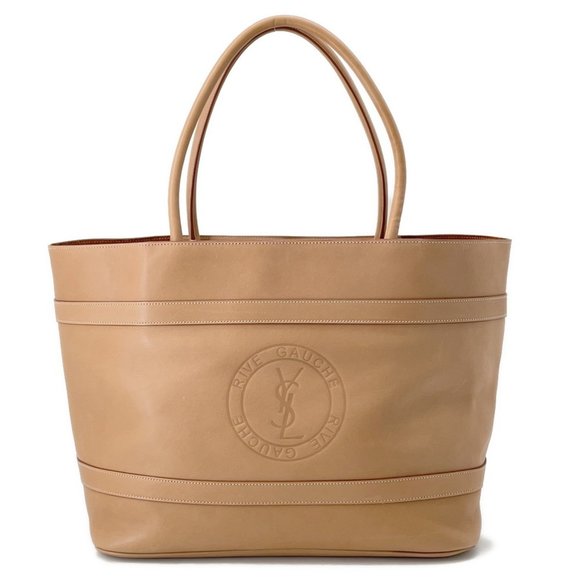 Yves Saint Laurent Saint Laurent Paris Rive Gauche Leather Tote Bag SAINT LAUREN - Picture 1 of 10